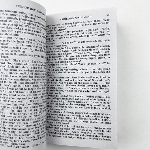 罪与罚 英文原版小说 Crime and Punishment 陀思妥耶夫斯基 Fyodor Dostoyevsky 经典名著 英文版红色小说英语书 商品图3