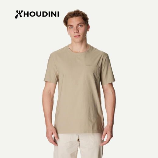 HOUDINI胡丁尼 Cover Tee 守护II代 男户外26夏季防晒圆领清爽短袖T恤840098 商品图2