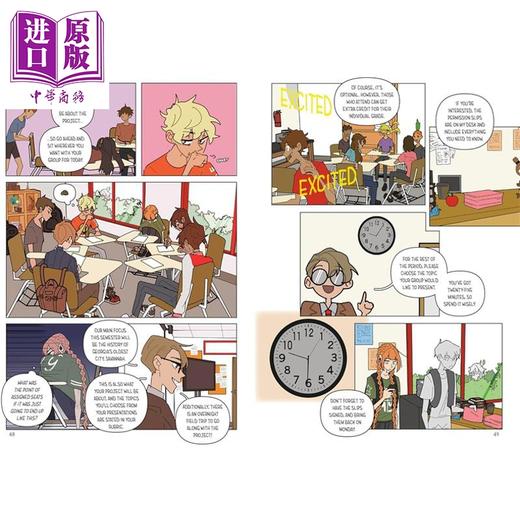 预售 【中商原版】校车墓地  图像小说  School Bus Graveyard  Volume 1  A Graphic Novel  英文原版  Red 商品图4