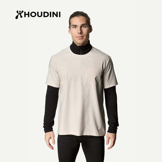 HOUDINI胡丁尼 Cover Tee 守护II代 男户外26夏季防晒圆领清爽短袖T恤840098 商品图5