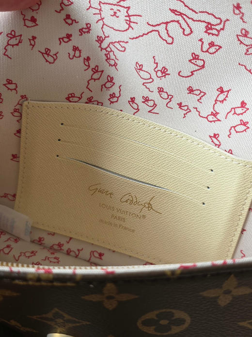春夏特惠💰740 原单LV M15148 猫 LV Travels With Grace Coddington 系列推出此款Wallet On Chain Ivy 手袋 商品图8