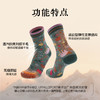 CRISPI &UphillSports联名 轻户外轻薄都市休闲羊毛袜卡通色彩袜子 E7435 商品缩略图3