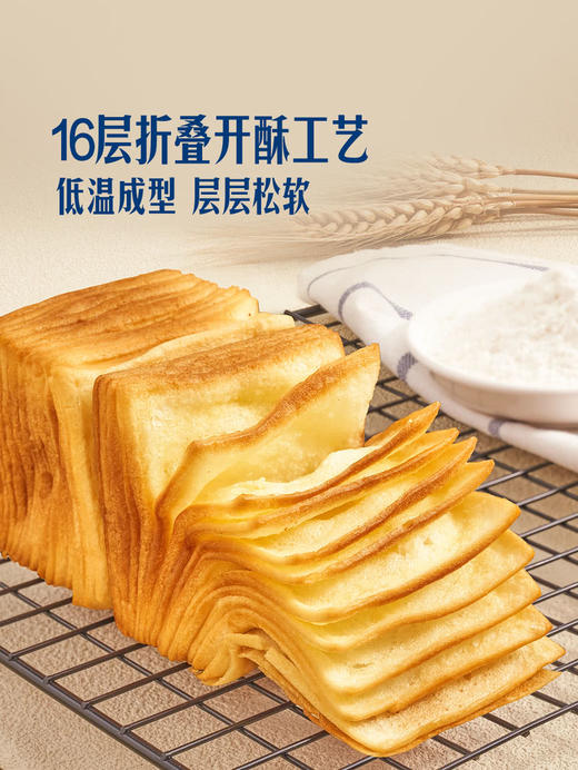 聚便利 x 山姆 Member's Mark 黄油千层吐司面包 尝鲜分装 41.7g/枚 商品图4