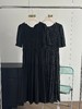 「聆风私语」黑底繁星文艺复古裙 | 衣柜里永远缺一件的「神仙小黑裙」，摩登褶皱肌理，律动如诗的浪漫 商品缩略图13