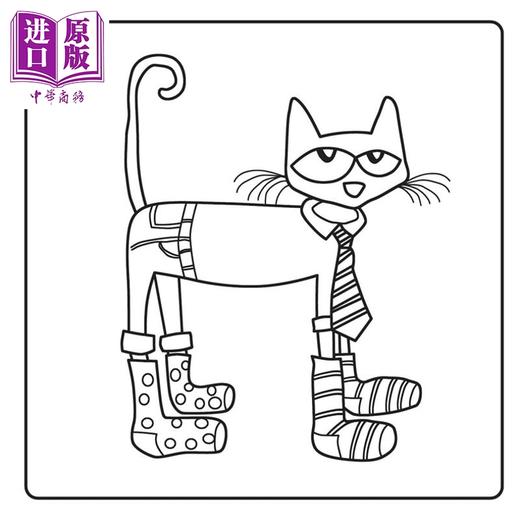 预售 【中商原版】皮特猫  酷炫舒适涂色  Pete the Cat  Cool and Cozy Coloring  英文原版  James Dean 商品图2