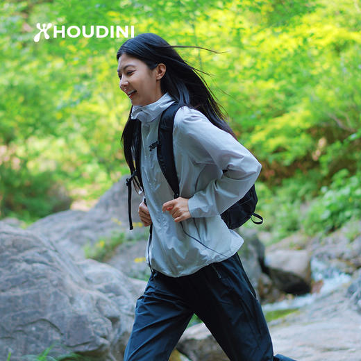HOUDINI胡丁尼PaceTrail疾速户外26春夏新男立领骑行跑步防风夹克 810058 商品图11
