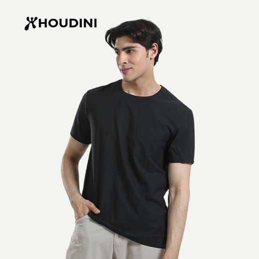 HOUDINI胡丁尼 Cover Tee 守护II代 男户外26夏季防晒圆领清爽短袖T恤840098 商品图10
