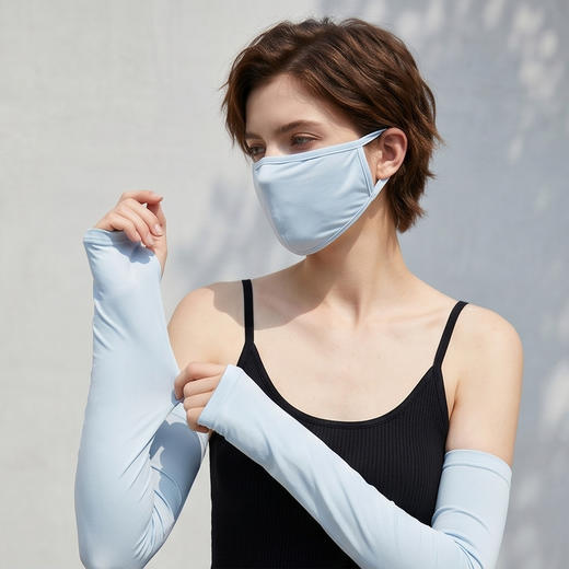 PALUOPO/PL透气防晒冰袖露指护臂防紫外线袖套ES2F9133M 商品图4