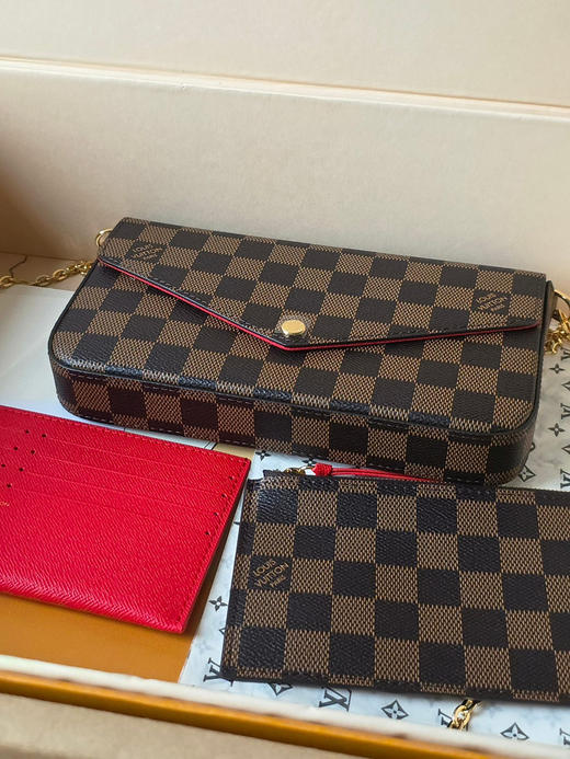 春夏特惠💰560 原单LV N63032啡格 三合一 女士包包 商品图1