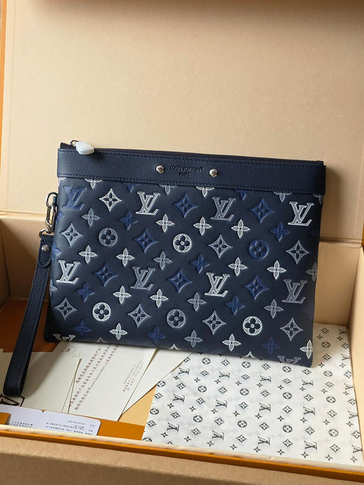 春夏特惠💰600 原单LV 手包 芯片版M28913.蓝色 商品图0