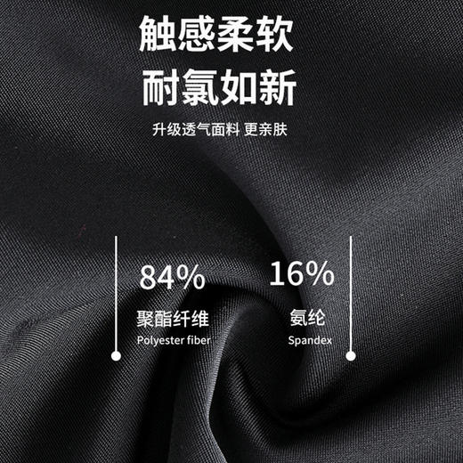 厂家男士泳裤五分平角时尚大码温泉游泳裤立体印花速干男泳衣 商品图2