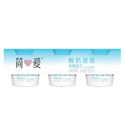 简爱100g*3酸奶滑滑酸奶 商品图3