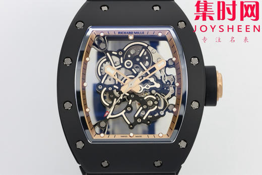 ZF理查德米勒RM055 RM55 V3版 一体机 黑陶瓷 男士腕表 运动腕表的硬核美学！ 商品图1