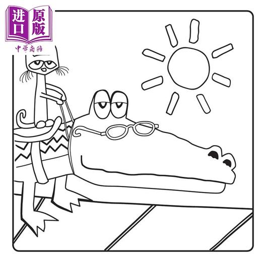 预售 【中商原版】皮特猫  酷炫舒适涂色  Pete the Cat  Cool and Cozy Coloring  英文原版  James Dean 商品图3
