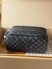 春夏特惠💰560 原单LV N40127黑格/44494 头层皮 本款 Dopp Kit 盥洗袋 商品缩略图0