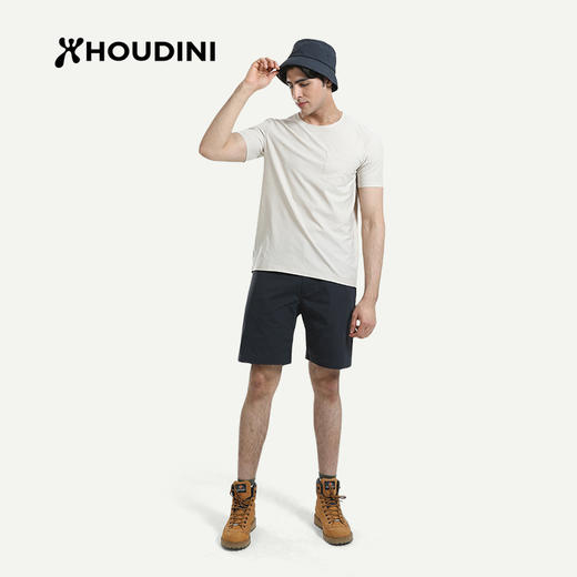 HOUDINI胡丁尼 Cover Tee 守护II代 男户外26夏季防晒圆领清爽短袖T恤840098 商品图7