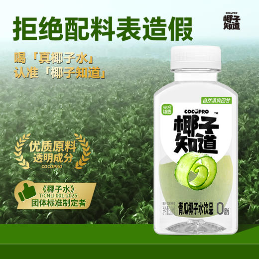 【清凉一夏】椰子知道 （青瓜/荔枝）椰子水饮品 310ml*6/310ml*20★棒棒糖优选 商品图1