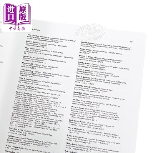 预售 【中商原版】普林斯顿应用数学指南 英文原版 The Princeton Companion to Applied Mathematics Nicholas Higham 商品图2