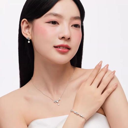 卡蒂罗KADER 璀璨星语项链 合金材质 星辰满钻闪耀浪漫轻奢设计可调节锁骨链 梦幻银河璀璨星星配饰 商品图2