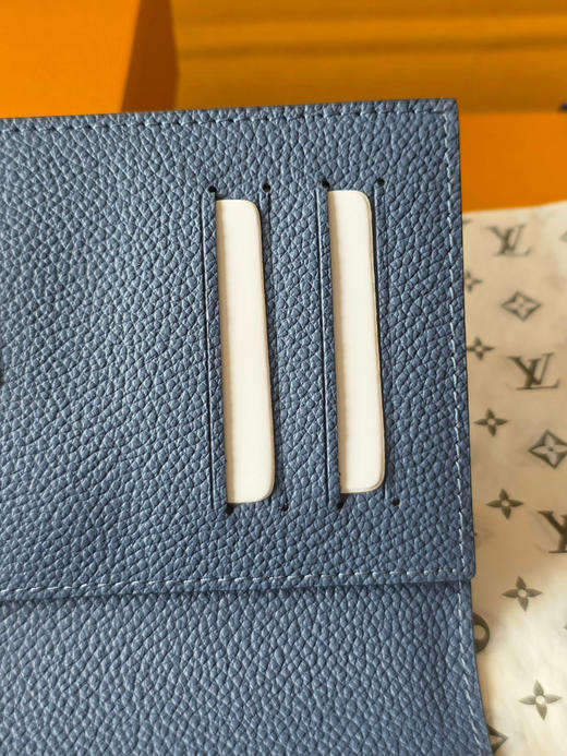 春夏特惠💰340 原单LV 新品马赛克蓝格系列 M28616靛蓝 护照夹 商品图5