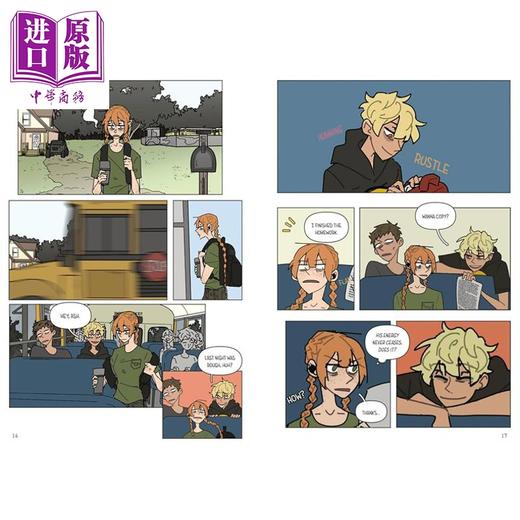 预售 【中商原版】校车墓地  图像小说  School Bus Graveyard  Volume 1  A Graphic Novel  英文原版  Red 商品图1