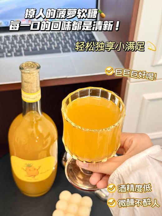 【2瓶装】歌瑞斯菠萝味莫斯卡托甜酒 商品图0