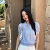 复古针织短袖 | 多款可选。POLO衫的学院风情；圆领针织衫的温柔，搭配半身裙是轻熟风，配牛仔裤就是元气少女 商品缩略图0