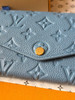 春夏特惠💰480 原单LV 长款钱夹 实拍芯片版M82257蓝 商品缩略图3