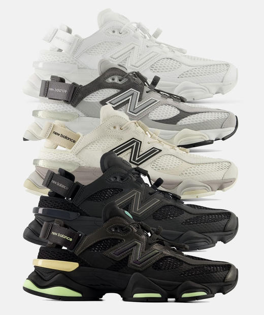 夏日限定NB 9060情侣复古运动鞋凉拖鞋060505 商品图2