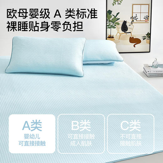 【A类 物理防螨】舒飘儿SUPRELLE 抗菌防螨凉席凉感垫 【床笠款1.5米预售6.29发】 商品图2