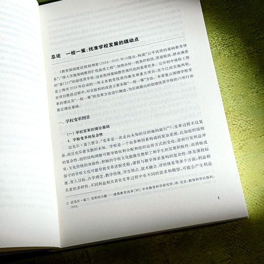 创建优质学校的六项行动 学校变革手册 一校一策 商品图7
