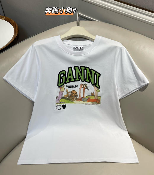 原单Gann*女士卡通短袖T恤060502 商品图5
