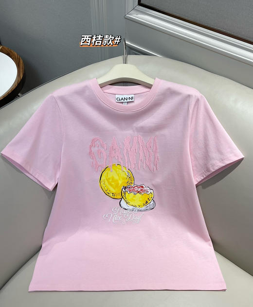 原单Gann*女士卡通短袖T恤060502 商品图3