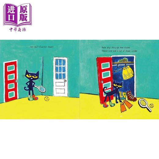 预售 【中商原版】皮特猫 丢失的鞋子 Pete the Cat and the Missing Shoes 英文原版 儿童绘本 图画故事书 亲子趣味故事 进口童书 商品图2