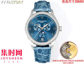 VV百达翡丽 PP复杂功能时计系列 女士腕表 PP姐妹款
表径38mm尺寸 4947G,4947R,4948G,4948R
表径37mm尺寸 4936G,4936R,4936J,4937G,4937R