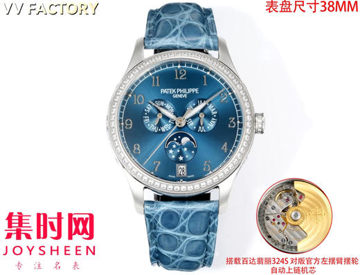 VV百达翡丽 PP复杂功能时计系列 女士腕表 PP姐妹款
表径38mm尺寸 4947G,4947R,4948G,4948R
表径37mm尺寸 4936G,4936R,4936J,4937G,4937R 商品图0
