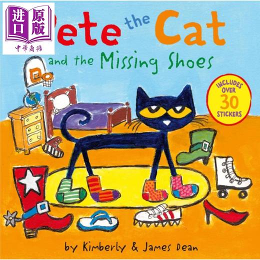 预售 【中商原版】皮特猫 丢失的鞋子 Pete the Cat and the Missing Shoes 英文原版 儿童绘本 图画故事书 亲子趣味故事 进口童书 商品图0