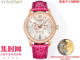 VV百达翡丽 PP复杂功能时计系列 女士腕表 PP姐妹款
表径38mm尺寸 4947G,4947R,4948G,4948R
表径37mm尺寸 4936G,4936R,4936J,4937G,4937R