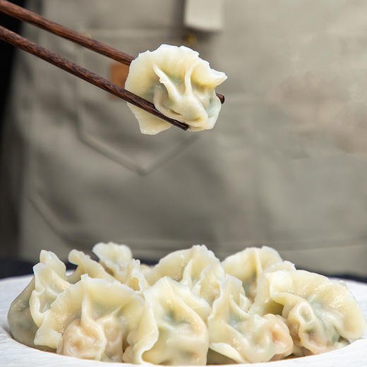 盐田虾仁馄饨&水饺 整只虾入馅 Q弹鲜甜 鲜香可口 纯手工包制 营养美味 商品图2