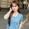 菜菜家真丝羊毛U领T恤|“会呼吸”的针织短袖，轻盈软糯，显瘦不挑人 商品缩略图1