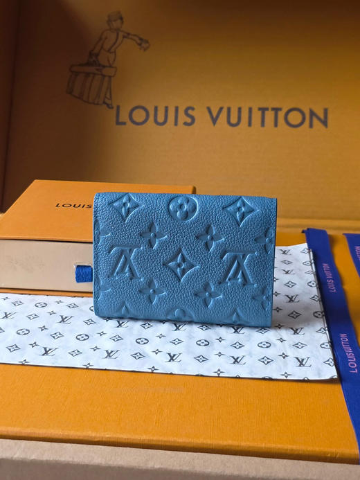 春夏特惠💰400 原单LV 实拍芯片版M64060蓝 小钱包 商品图1
