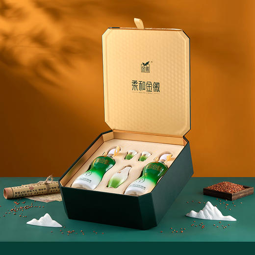 [新*H3礼盒] 柔和金徽白酒（H3）双支礼盒 商品图1