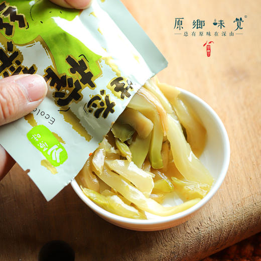 生态榨菜丝（成都仓库-顺丰快递）| 50克/袋，两种口味，来自重庆涪陵，生产者：廖勇【合作生产，公平贸易】 商品图2
