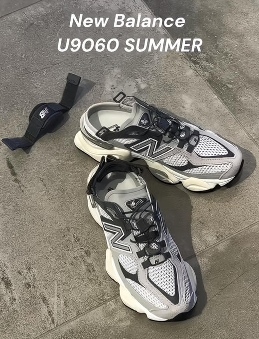 夏日限定NB 9060情侣复古运动鞋凉拖鞋060505 商品图10