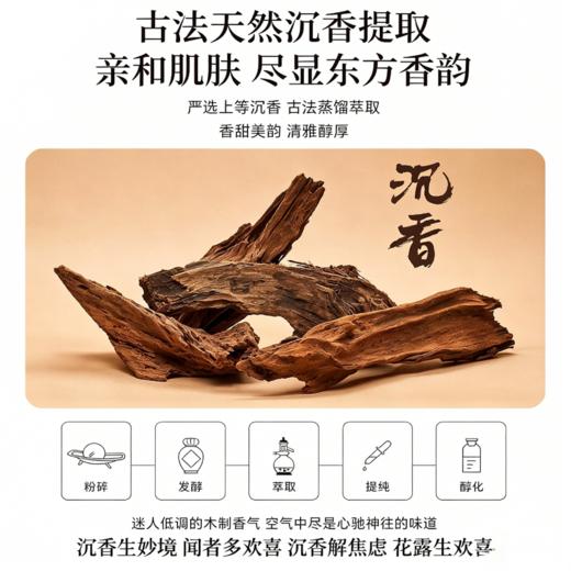 香港百年品牌【永安虎标沉香花露水】植物萃取 东方香道 185ml/大瓶装 赠香薰棒 商品图4