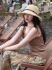 杨超越华伦天*奴拉菲草编织帽遮阳帽 商品缩略图13