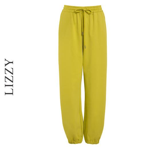 LIZZY 时尚多巴胺松紧腰斜纹束脚显瘦卫裤休闲裤7976 商品图4