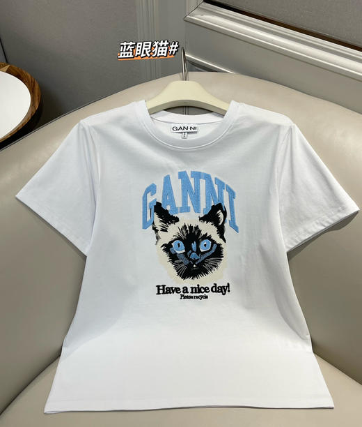 原单Gann*女士卡通短袖T恤060502 商品图4