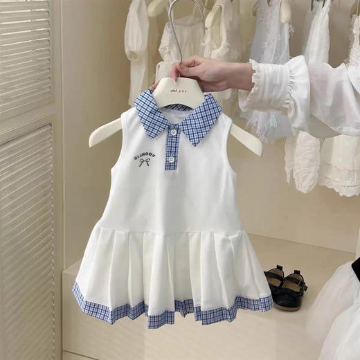 【亲肤吸汗❗️清爽适配盛夏】新款女童连衣裙儿童夏装洋气女孩公主学院裙子2026夏季宝宝背心裙。xd 商品图3