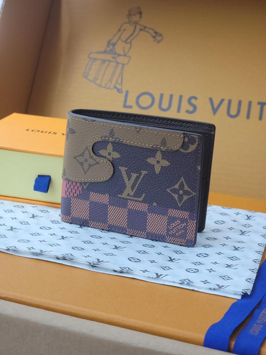 春夏特惠💰350 原单LV M26012 钱包 黄花nigo联名款 短夹 商品图0